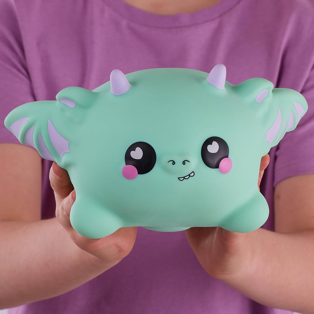 Smooshzees Large Snugzees – Jade Green Dragon Plush Toy