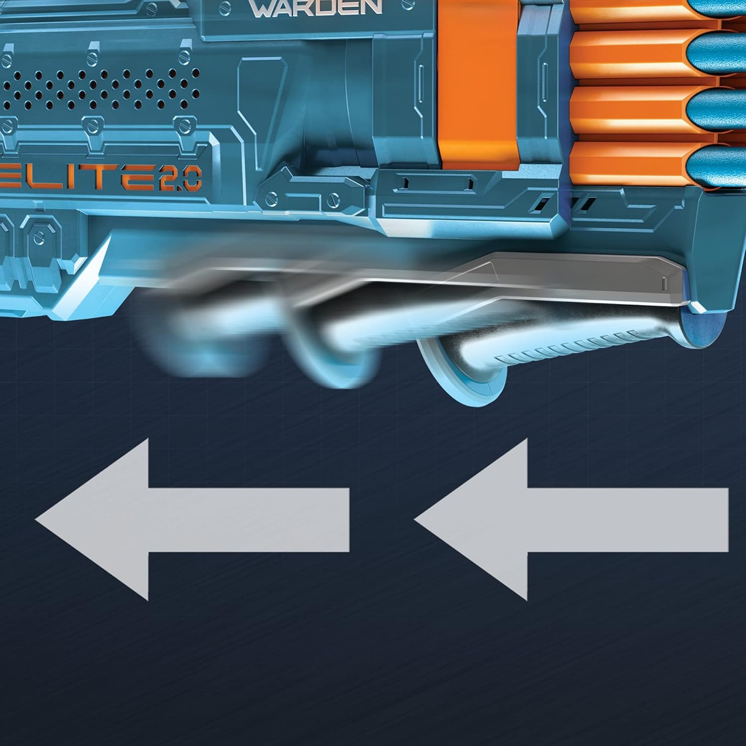 Hasbro Nerf Elite 2.0 Warden Db-8 Blaster Hasbro Nerf Elite 2.0 Warden Db-8 Blaster