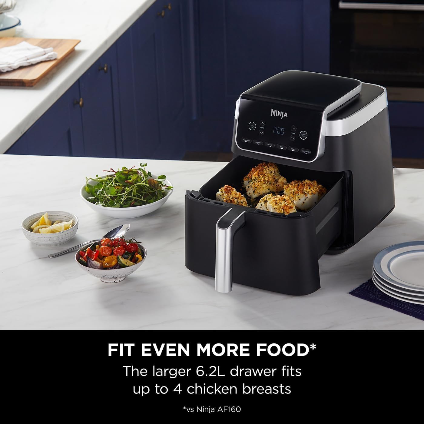 Ninja AF180ME – MAX PRO 6.2L Air Fryer with 6 Functions Ninja AF180ME – MAX PRO 6.2L Air Fryer with 6 Functions