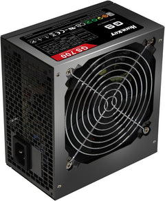 مزود طاقة Huntkey GS-700 بقوة 700 واط +12V مسار واحد - أسود