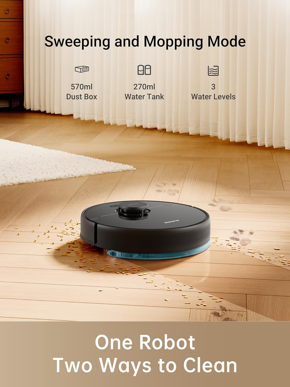 Dreame D9 Max Robot Vacuum & Mop Combo - Black Dreame D9 Max Robot Vacuum & Mop Combo - Black