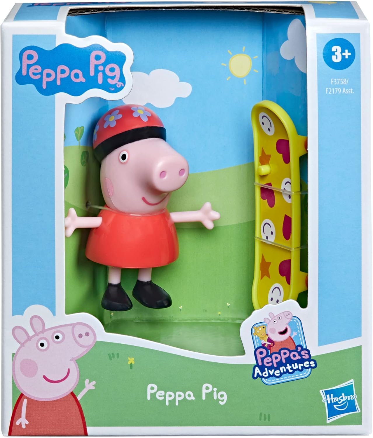 Hasbro Peppa Pig Friend Figures Peppa And Skateboard