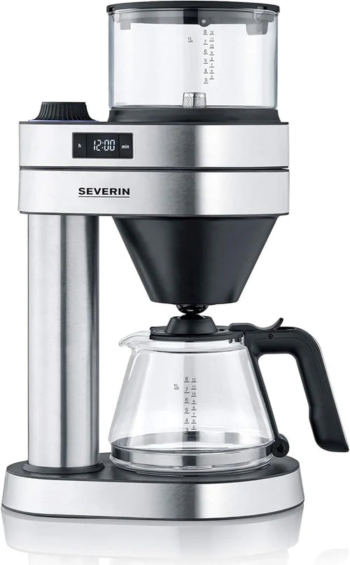 Severin Caprice Coffee Maker - 8 Cups, 1450W, Glass Carafe