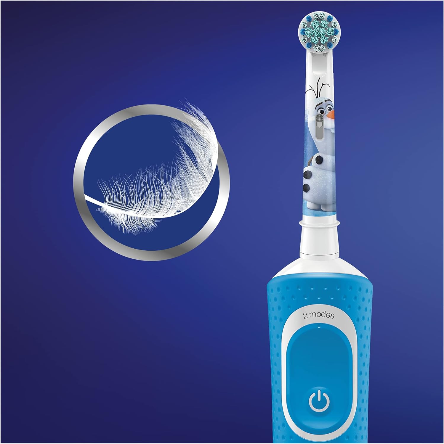 Oral-B by Braun Kids Rechargeable Electric Toothbrush with 4 Disney Frozen themed Stickers