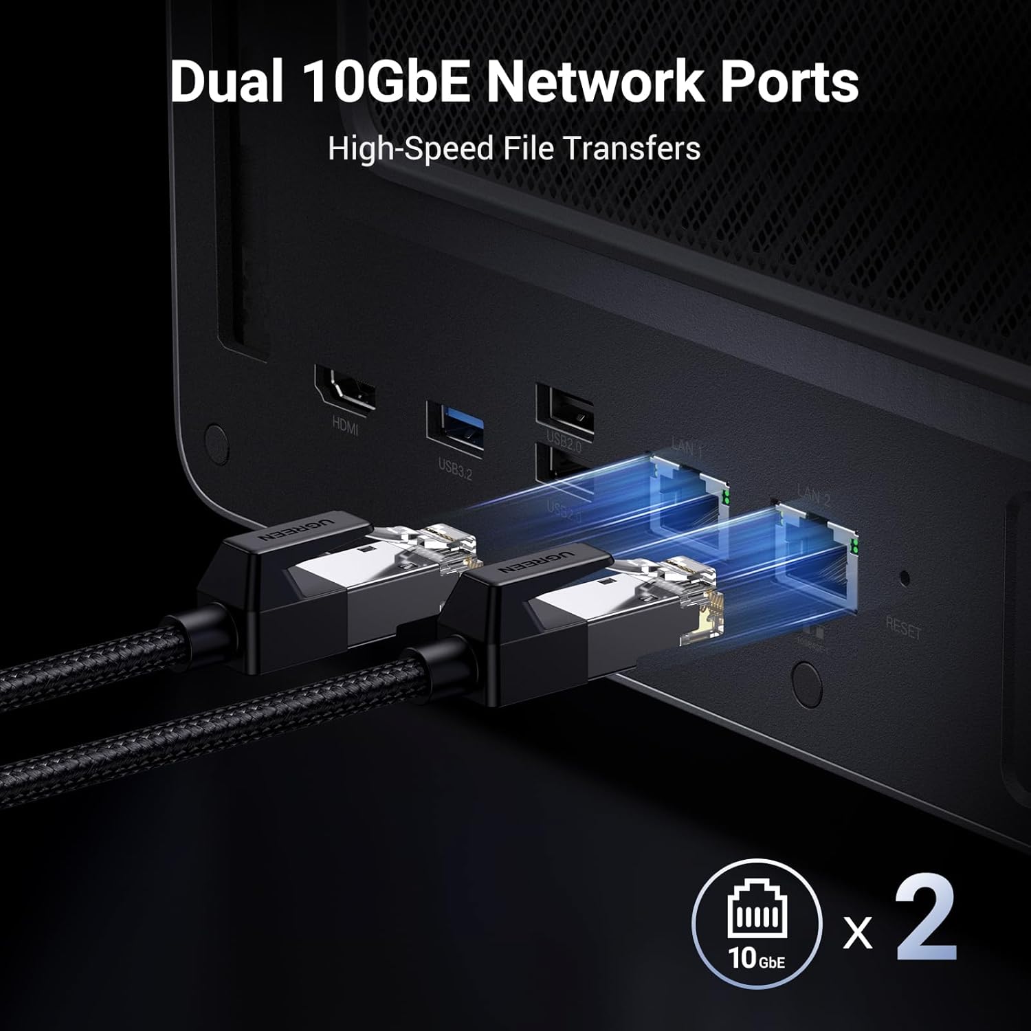 UGREEN NASync DXP6800 Pro i5 10GbE, 196TB NAS
