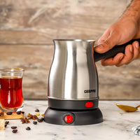 Geepas Electric Turkish Coffee Maker | Stainless Steel | 0.8L | GK38050