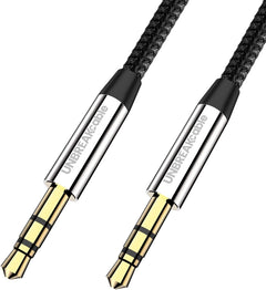 Anker 3.5mm Male to Male Audio Cable 4ft Black Offline Packaging V2 without hook