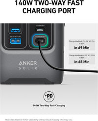 Anker SOLIX C200 DC Power Bank – 200W Portable Power Station