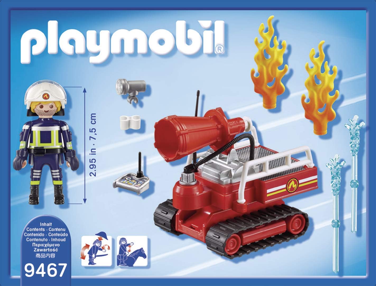 Playmobil Fire Water Cannon - Multicolor Playmobil Fire Water Cannon - Multicolor