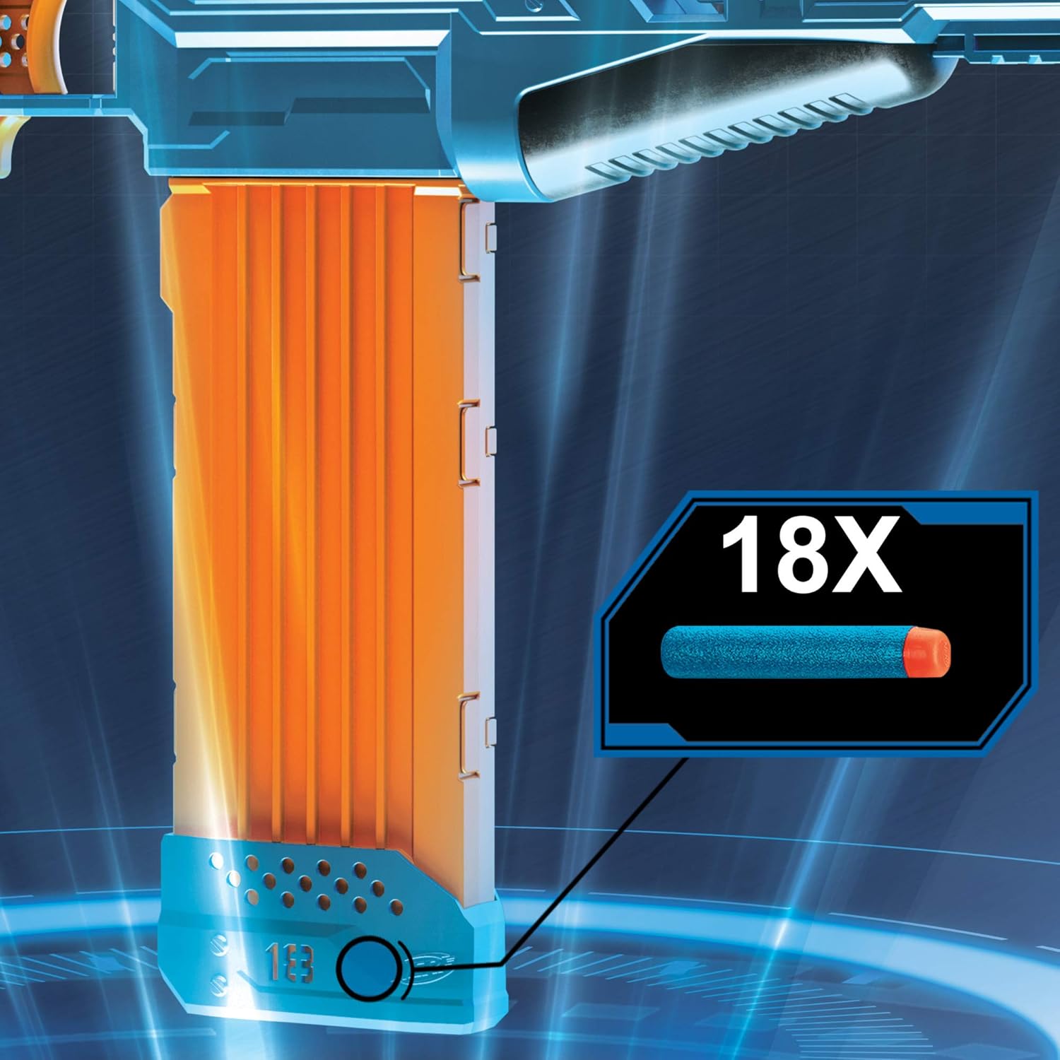Hasbro Nerf Elite 2.0 Turbine Cs-18 Motorized Blaster Hasbro Nerf Elite 2.0 Turbine Cs-18 Motorized Blaster