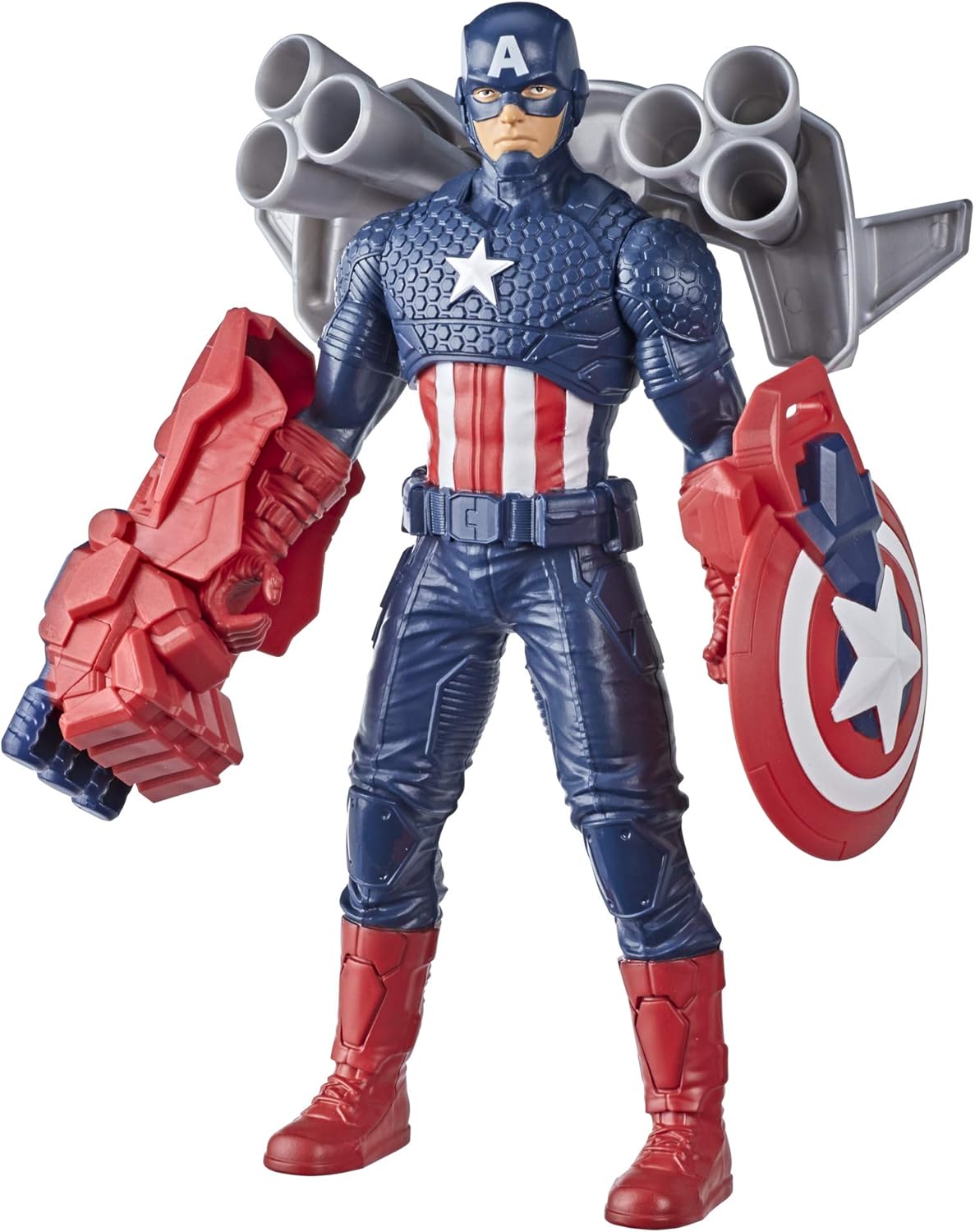 Hasbro Mvl 9.5in Figure With Gear Captain America Hasbro Mvl 9.5in Figure With Gear Captain America