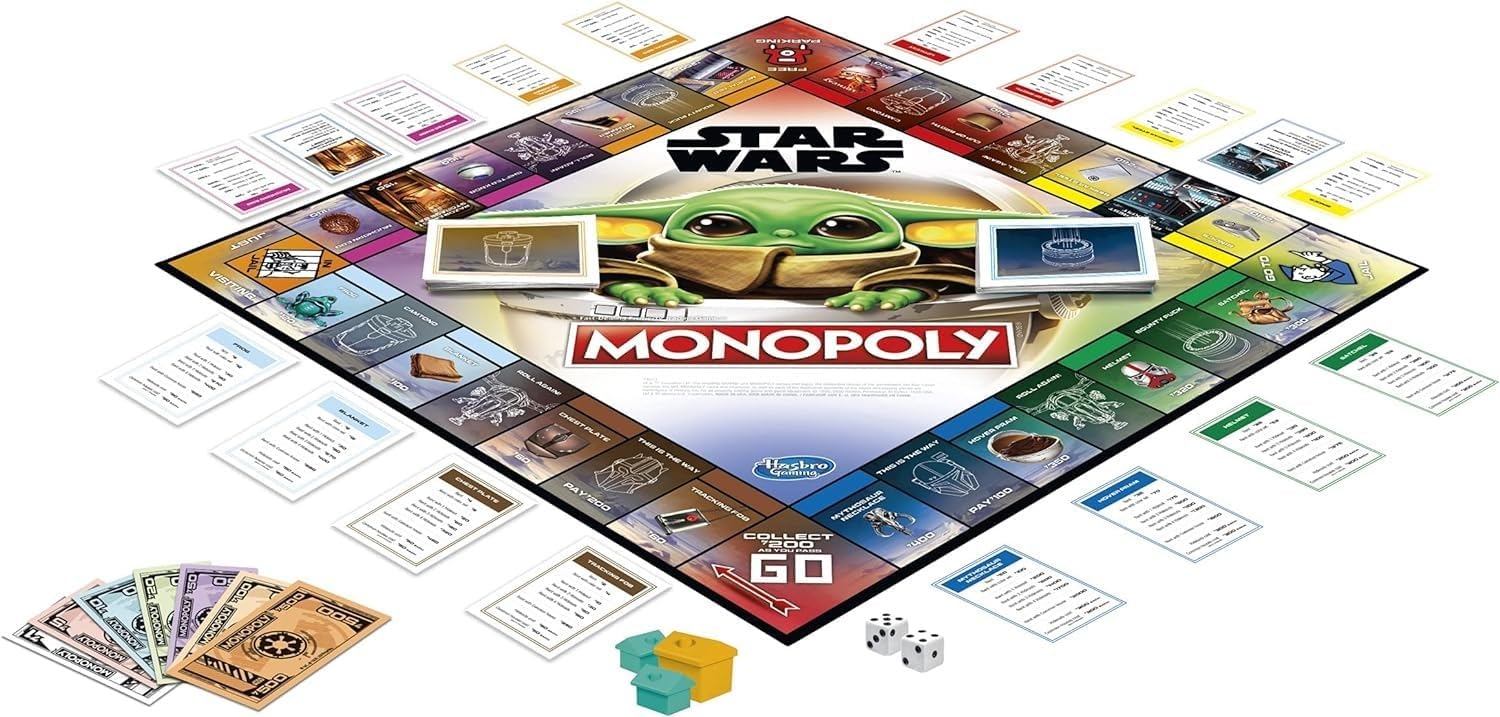 Hasbro Monopoly Star Wars The Child Edition Board Game Hasbro Monopoly Star Wars The Child Edition Board Game