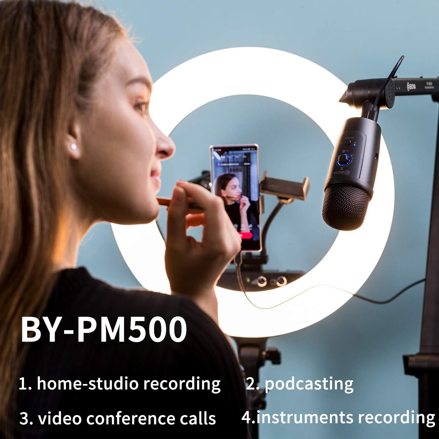 Boya Wired/Wireless Dual-Function USB Microphone Boya Wired/Wireless Dual-Function USB Microphone