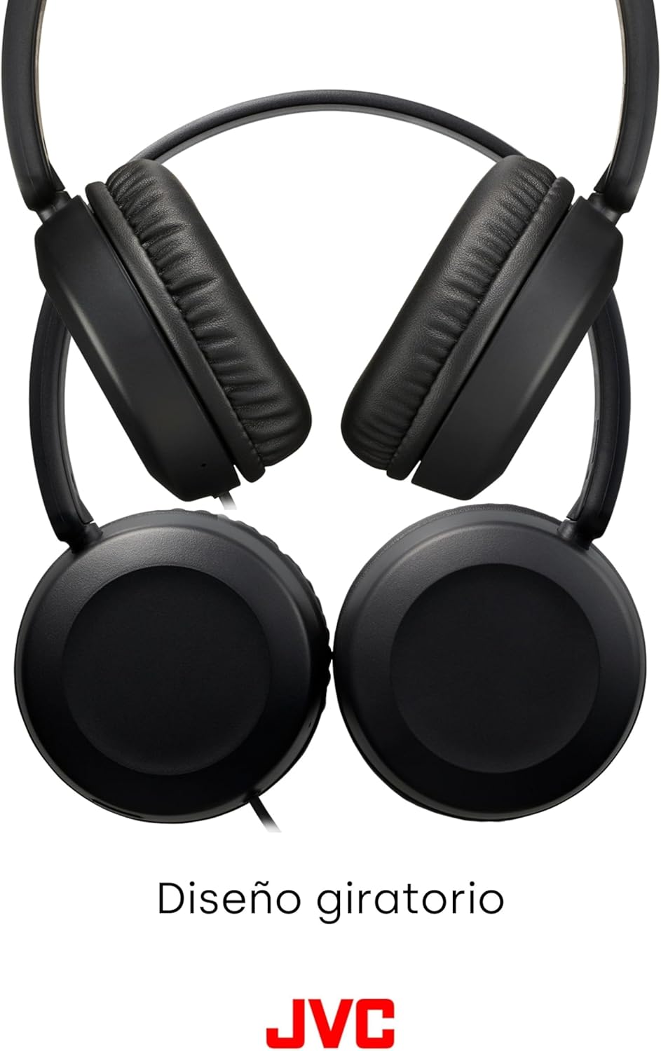 JVC Foldable Lightweight On-Ear Headphones with Mic – Black JVC Foldable Lightweight On-Ear Headphones with Mic – Black
