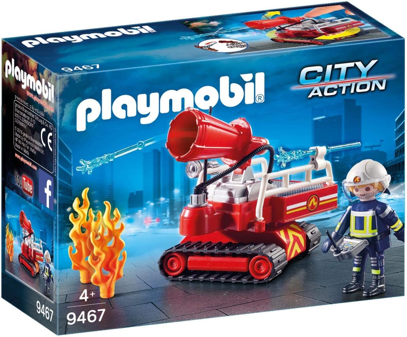 Playmobil Fire Water Cannon - Multicolor