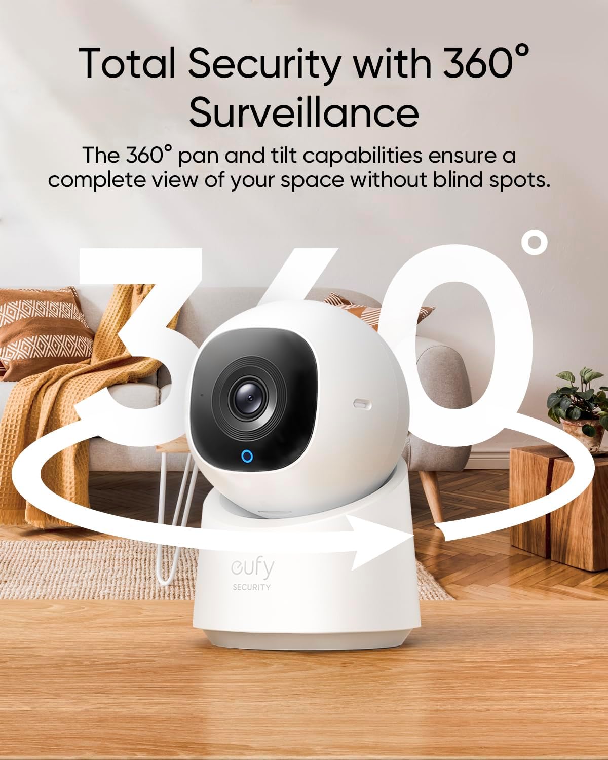 Anker Eufy Security Indoor Cam C220 2K Resolution 360° Coverage