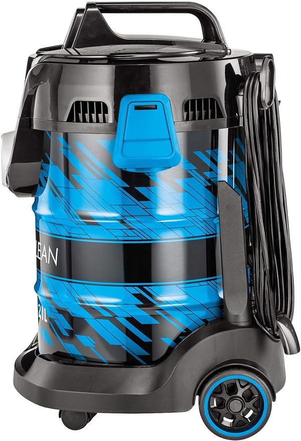 BISSELL PowerClean 2000W Drum Vacuum Cleaner, 21L, Blue BISSELL PowerClean 2000W Drum Vacuum Cleaner, 21L, Blue