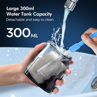 Demita Portable 3 Modes 5 Jet Tips IPX7 Waterproof Water Flosser – Black