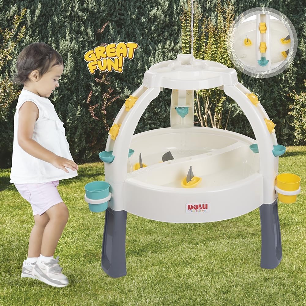 Dolu طاولة الرمل والماء للأطفال – Fun Fountain التعليمية