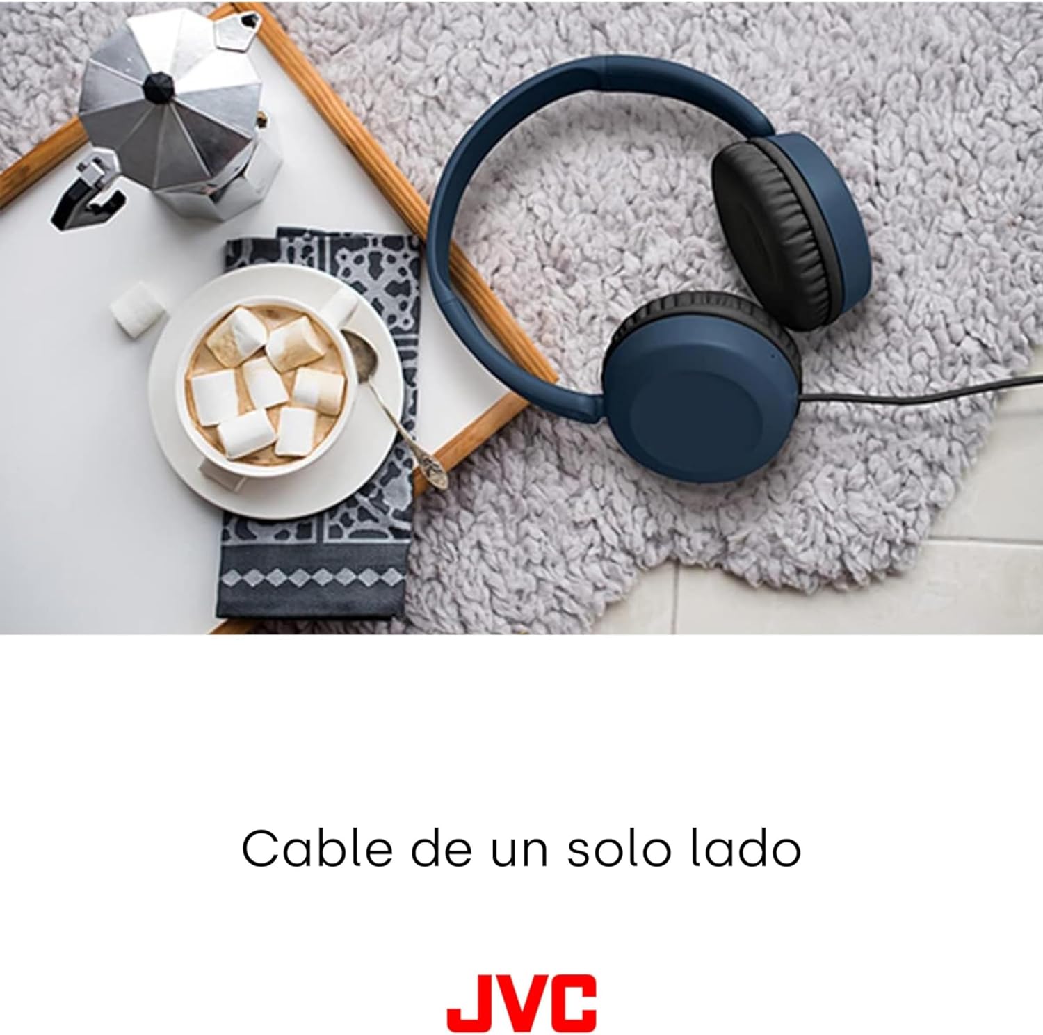 JVC Foldable Lightweight On-Ear Headphones with Mic – Black JVC Foldable Lightweight On-Ear Headphones with Mic – Black
