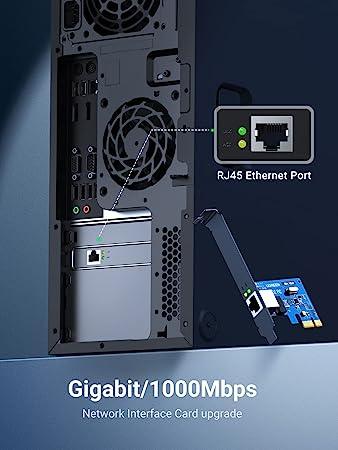 محول شبكة يوجرين PCI Express جيجابت - 10/100/1000Mbps