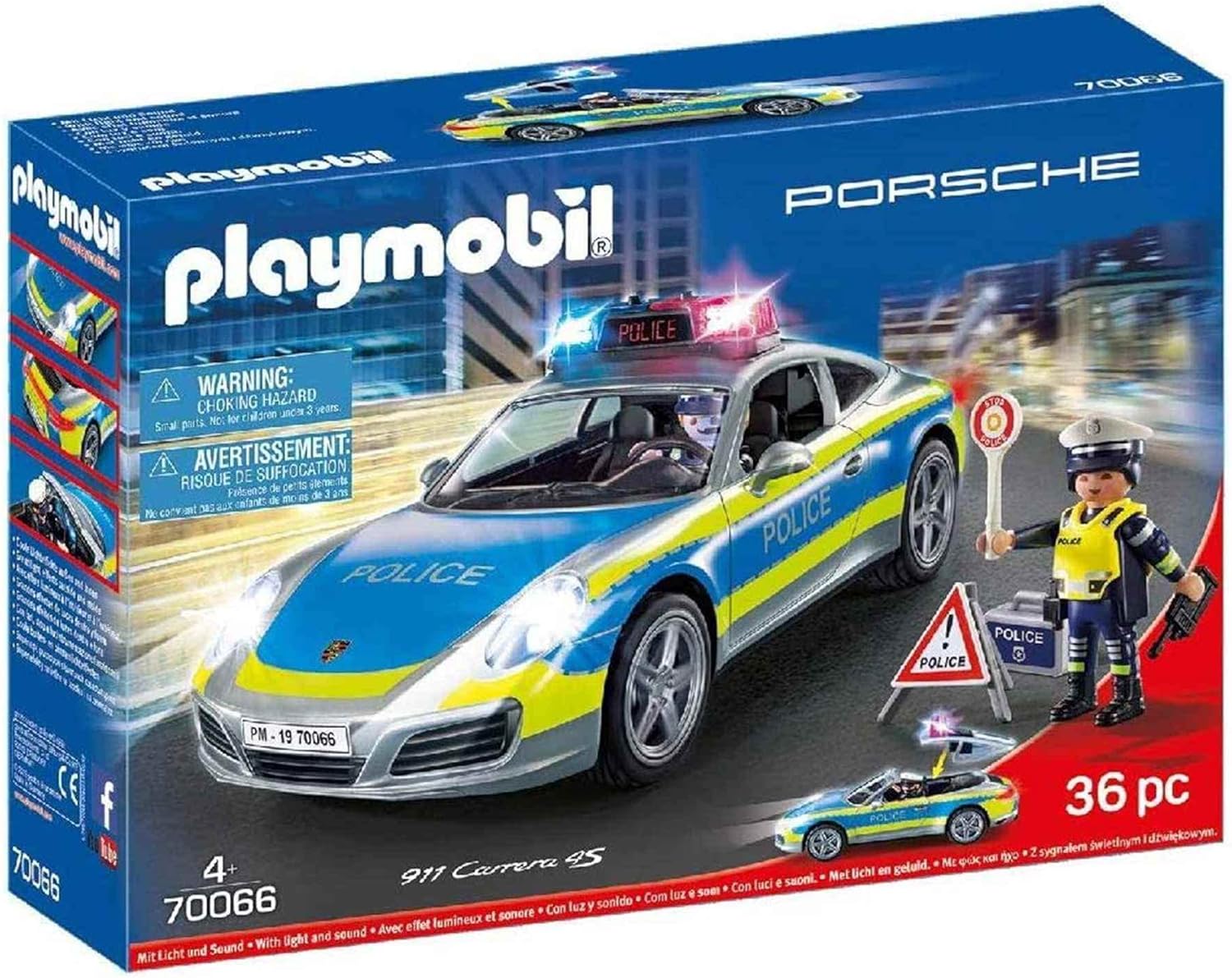 Playmobil Porsche 911 Carrera 4S Police - Speed & Style