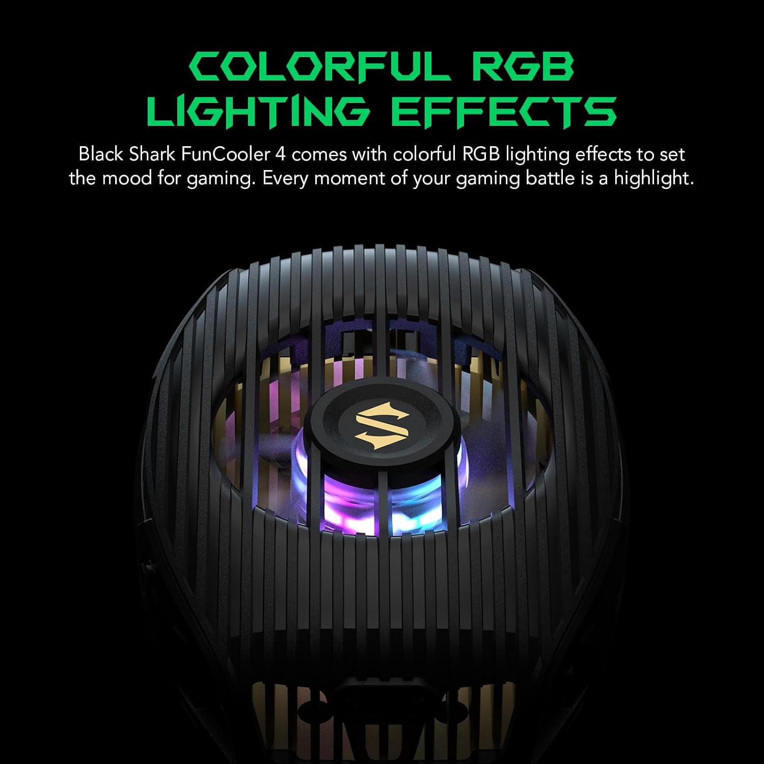 Black Shark FunCooler 4 - Gaming Phone Cooler with RGB Black Shark FunCooler 4 - Gaming Phone Cooler with RGB