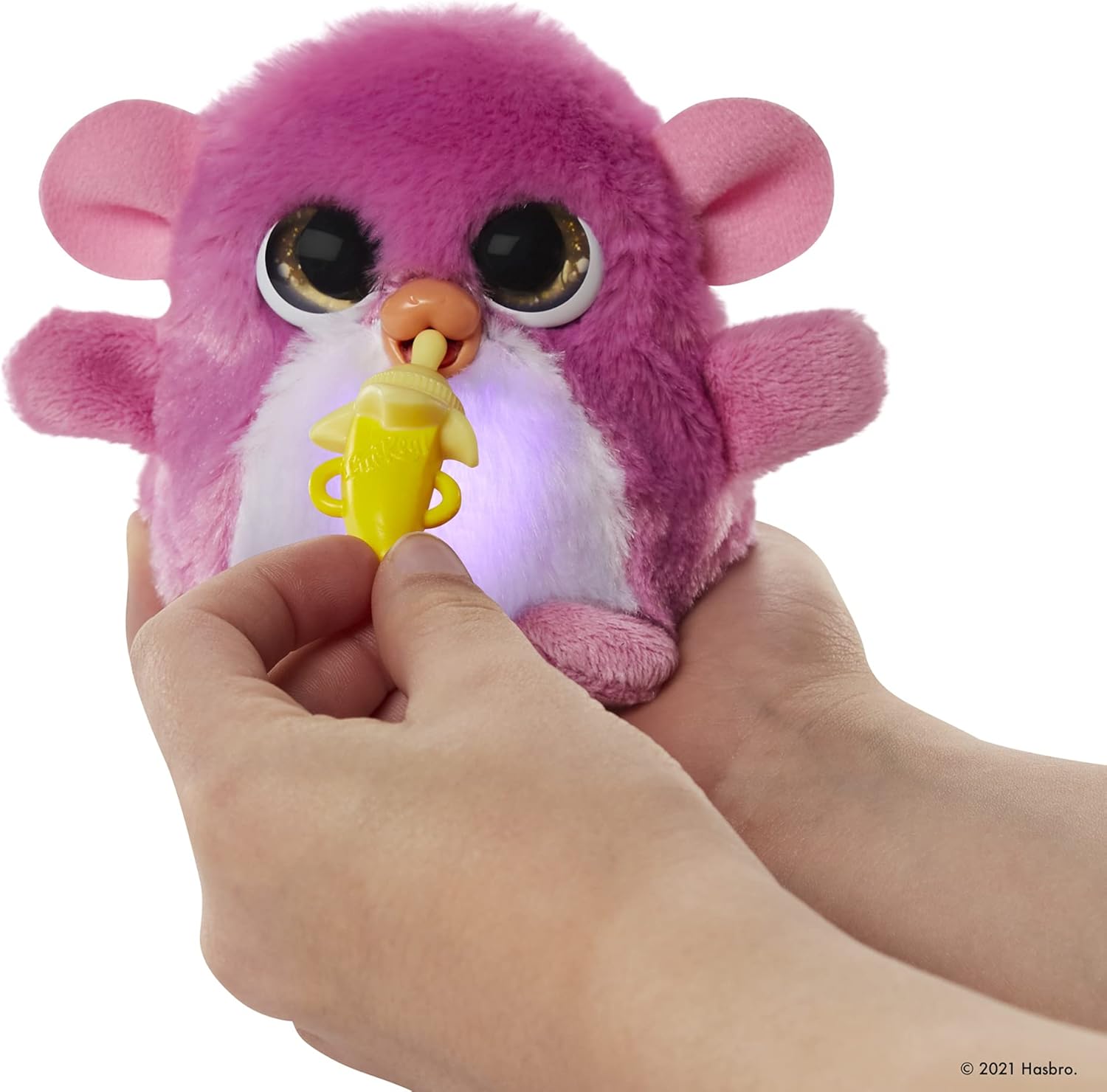 Hasbro Furreal Fuzzalots Monkey Color-change Interactive Feeding Toy Hasbro Furreal Fuzzalots Monkey Color-change Interactive Feeding Toy