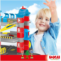DOLU جراج سيارات للأطفال 3 طوابق مع مصعد وسيارتين