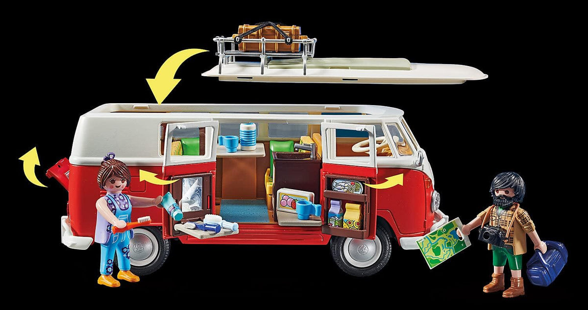 Playmobil Volkswagen T1 Campingbus Classic Camping Adventure Playmobil Volkswagen T1 Campingbus Classic Camping Adventure