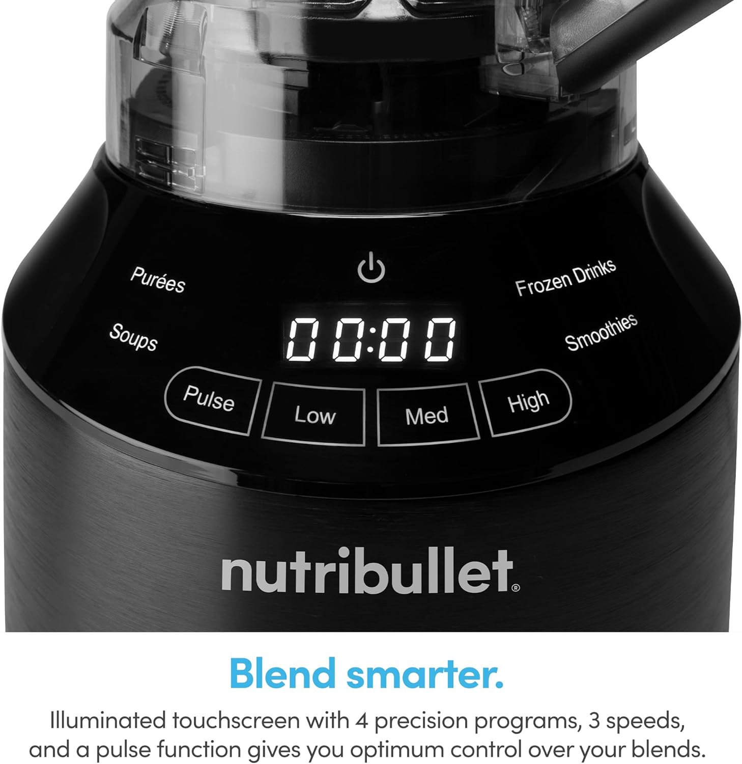 Nutribullet Blender Combo Smart Touch 1500W - Black