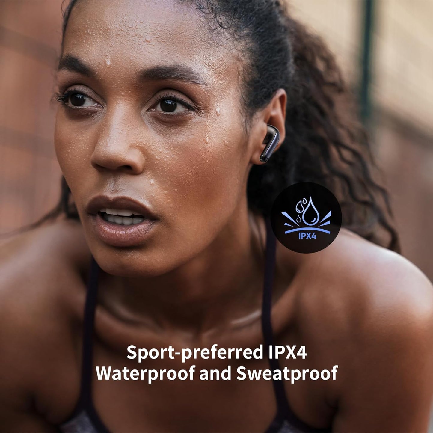 سماعات أذن لاسلكية من مكدودو بتقنية البلوتوث 5.3 إلغاء الضوضاء وشاشة ليد - أسود