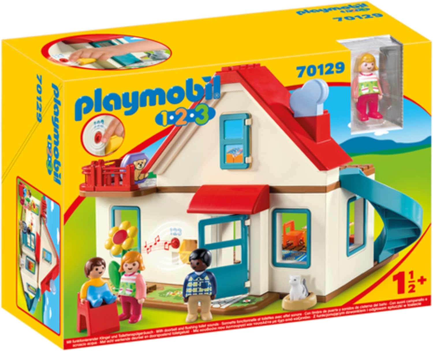 Playmobil 1.2.3 Familienheim - Safe & Fun Toy for Toddlers