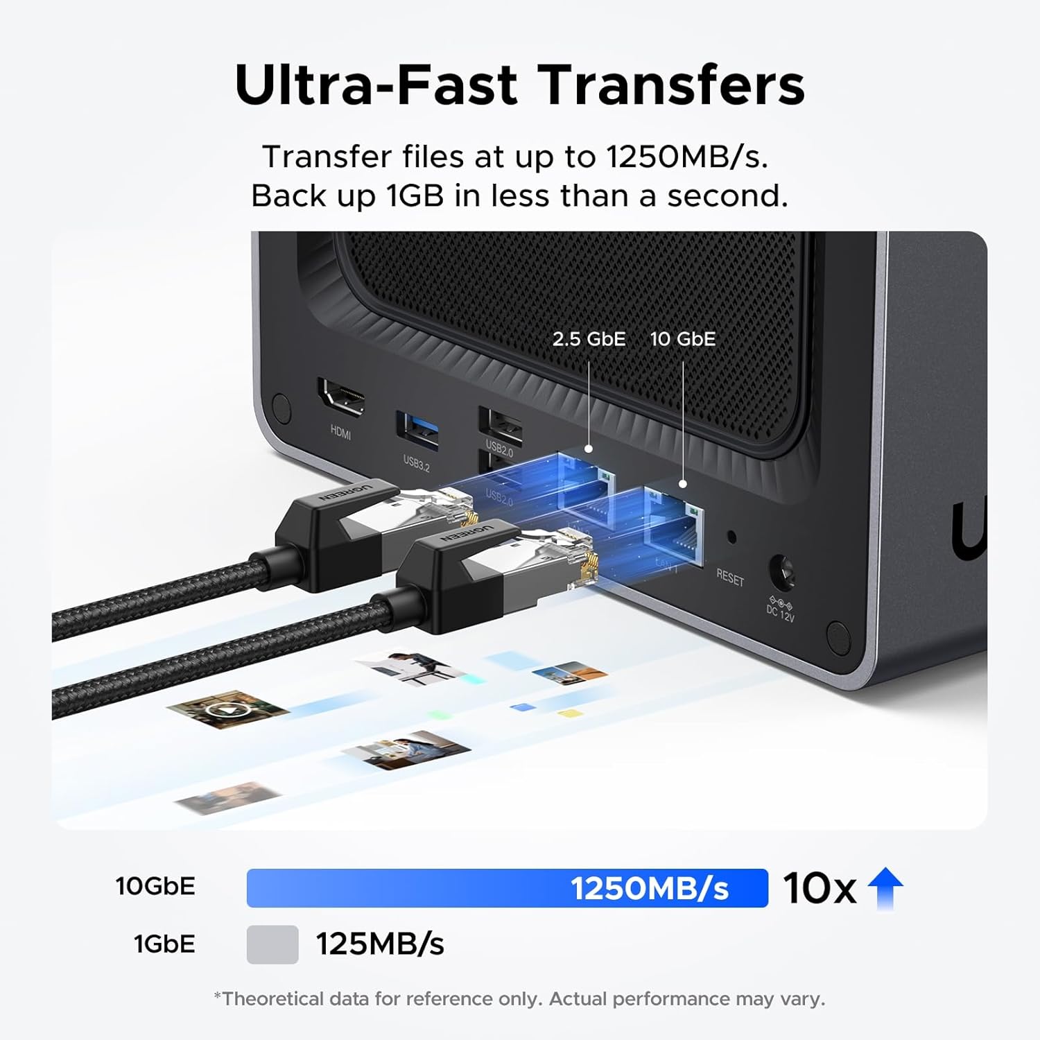 UGREEN NASync DXP4800 Plus Ultra-Fast 4-Bay NAS UGREEN NASync DXP4800 Plus Ultra-Fast 4-Bay NAS