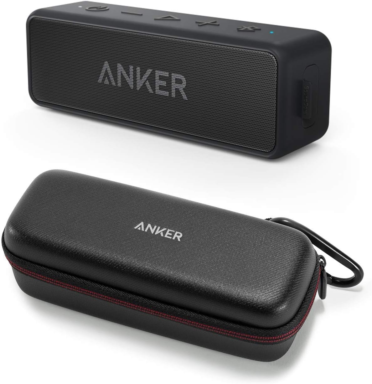 Anker Soundcore 2/ 12W Stereo/ Bluetooth 5/ IPX7/ 24-Hour Playtime - Black