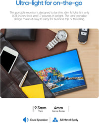 Arzopa Z1FC | 16.1" 144Hz IPS Laptop Portable Monitor