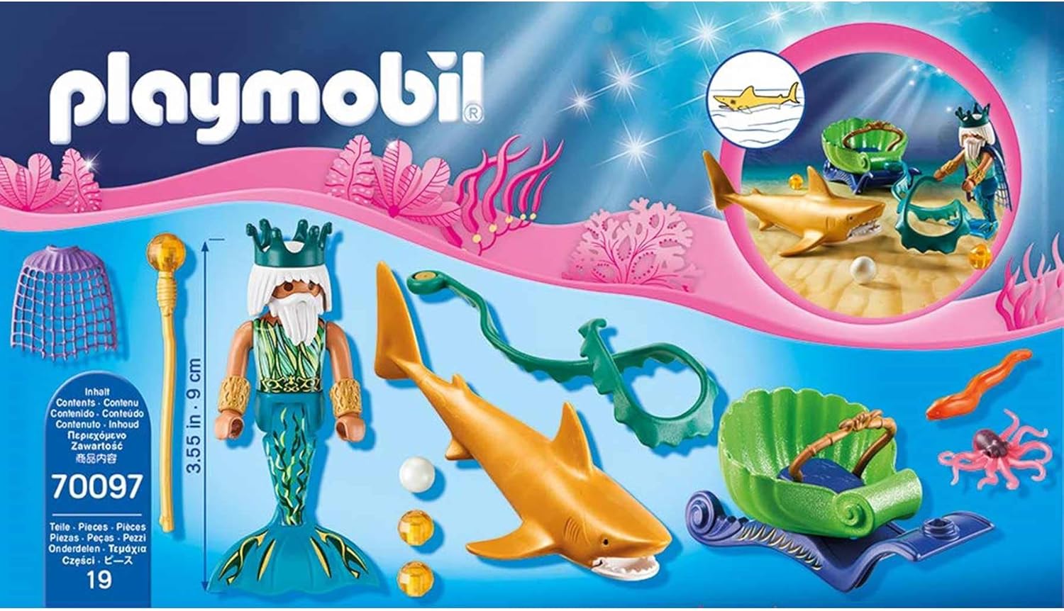 Playmobil Sea King with Shark Carriage - Adventure Awaits!