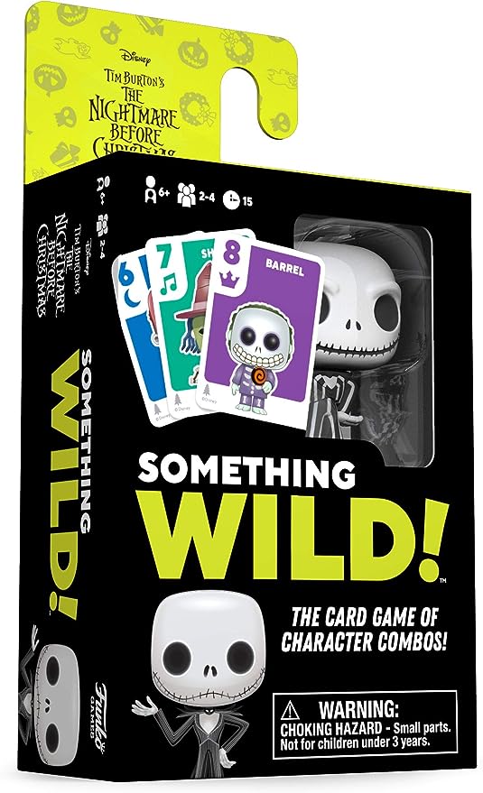 من فانكو Funko Signature Games: Something Wild Card Game- Nightmare Before Christmas أوراق لعب مع مجسمات مصغرة لشخصيات كرتونية