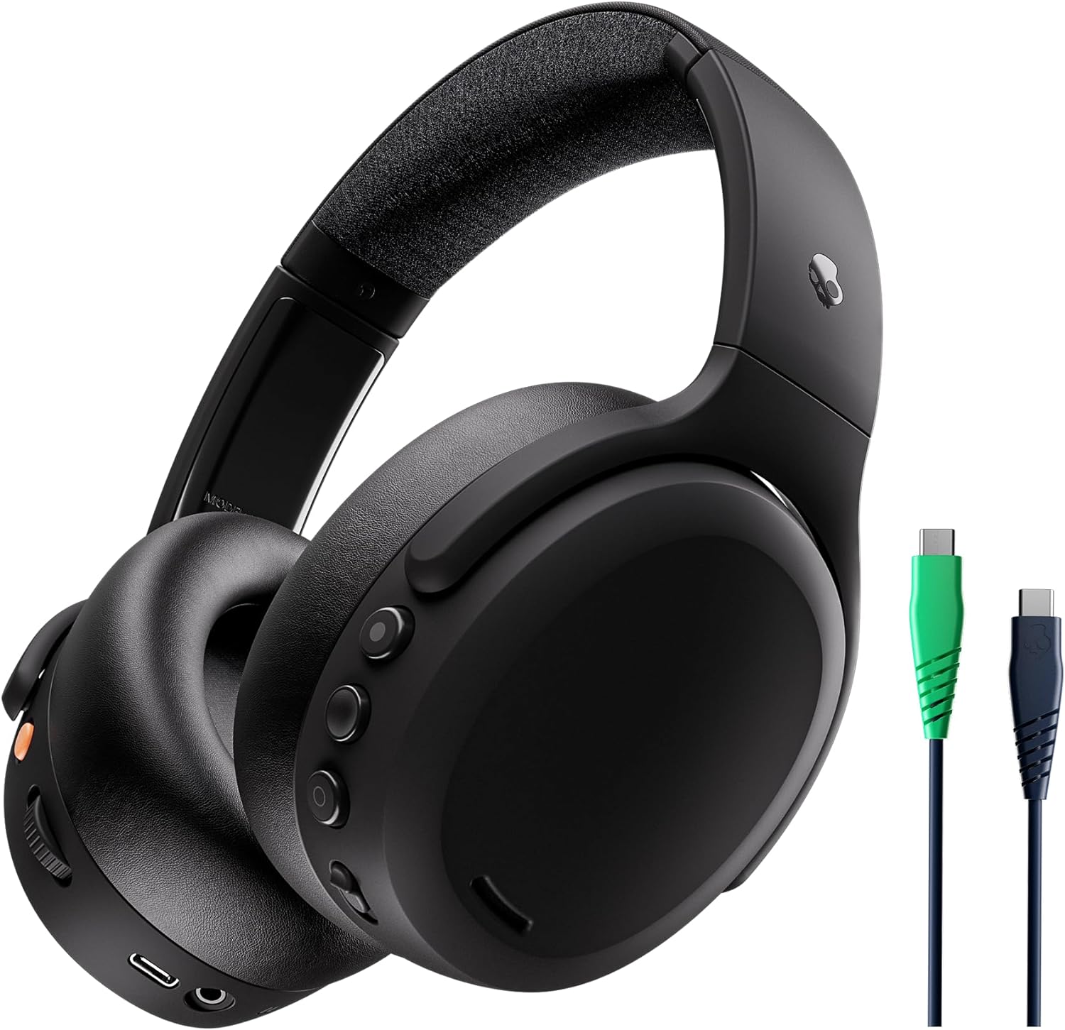 سماعات Skullcandy Crusher ANC 2 لاسلكية مع إلغاء الضوضاء (Black)
 