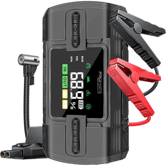 جهاز تشغيل بطارية السيارة Promate PatrolPack-3 بقوة 1200 أمبير و12 فولت