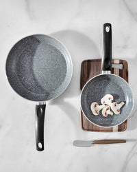 Gordes Granite Look 2 Pieces Pan Set - Madame Coco JO