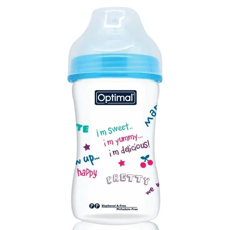 Optimal Extra Wide Neck Feeding Bottle 240ml – Safe & Easy Optimal Extra Wide Neck Feeding Bottle 240ml – Safe & Easy
