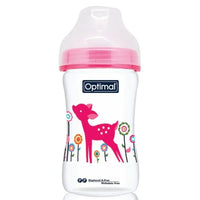 Optimal Extra Wide Neck Feeding Bottle 240ml – Safe & Easy