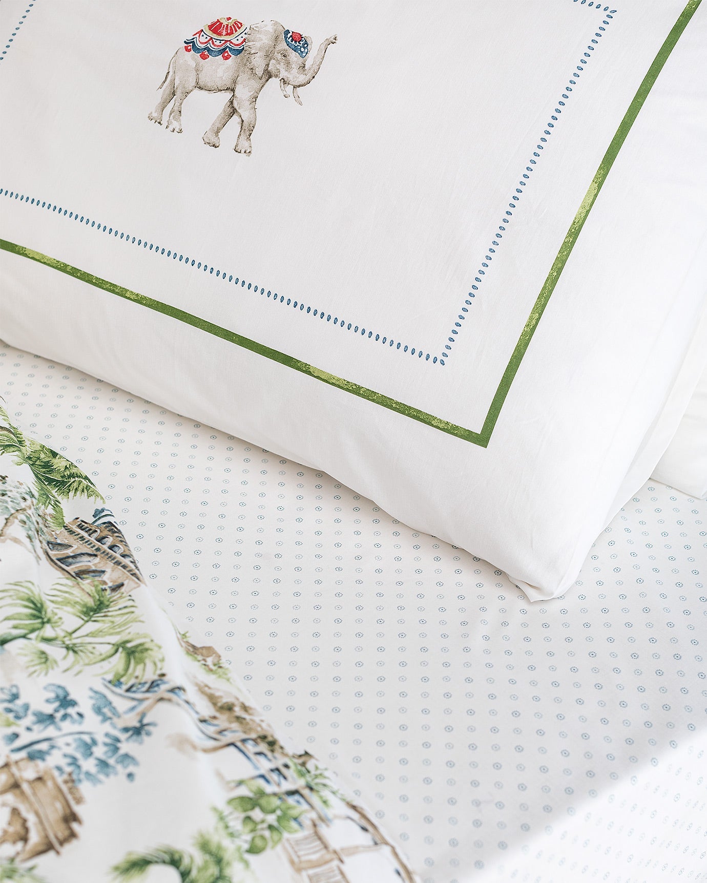 Iva Single Size  Fitted Duvet Cover Set - Ranforce Patterned - Madame Coco JO
