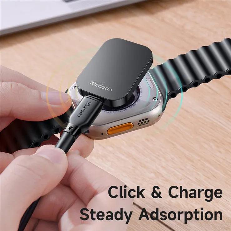  شاحن لاسلكي لساعة ابل من مكدودو شحن سريع & أنيق