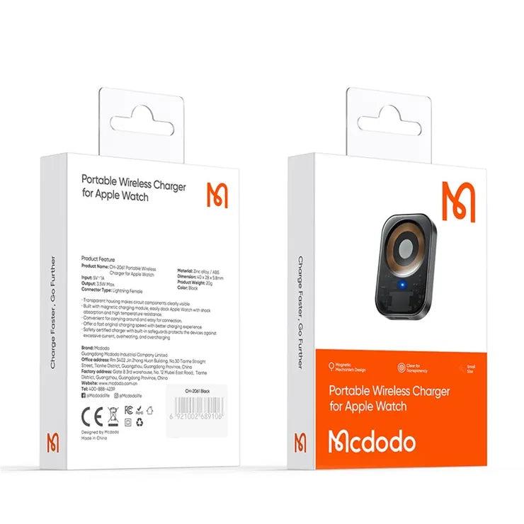  شاحن لاسلكي لساعة ابل من مكدودو شحن سريع & أنيق