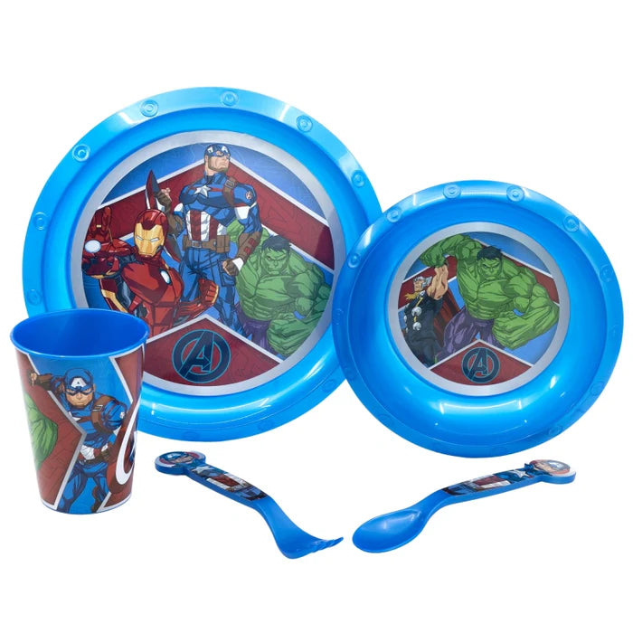 Stor 5 Pcs Avengers Cutlery Set - Safe, Fun, and Heroic Stor 5 Pcs Avengers Cutlery Set - Safe, Fun, and Heroic