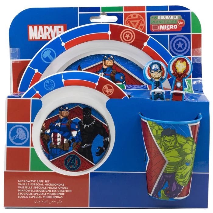 STOR 5 PCS Kids Set - Avengers Design for Little Heroes STOR 5 PCS Kids Set - Avengers Design for Little Heroes