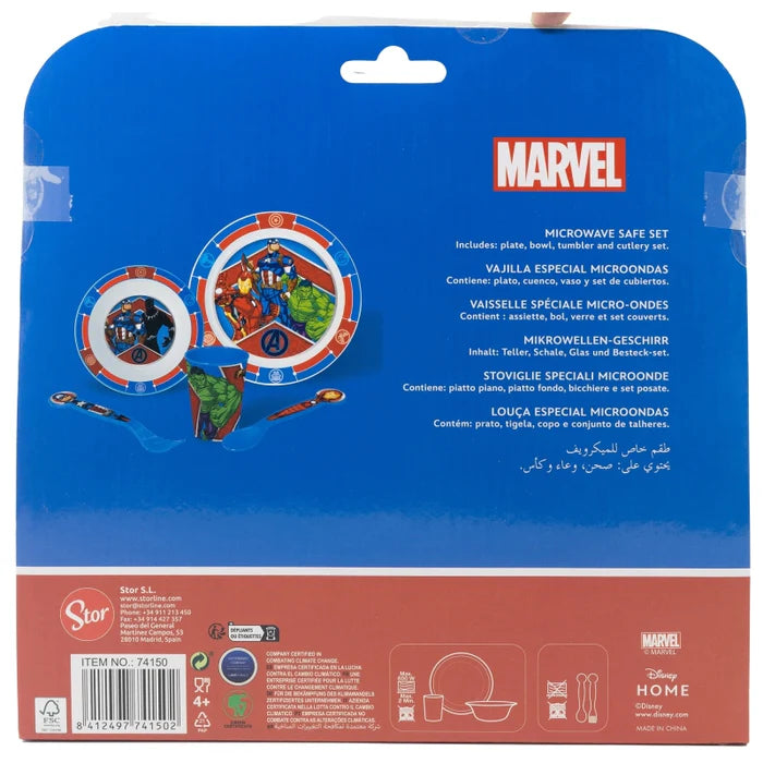 STOR 5 PCS Kids Set - Avengers Design for Little Heroes