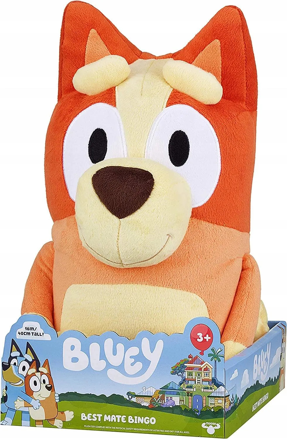 Moose Bluey Best Mate Bingo Large Plush Moose Bluey Best Mate Bingo Large Plush